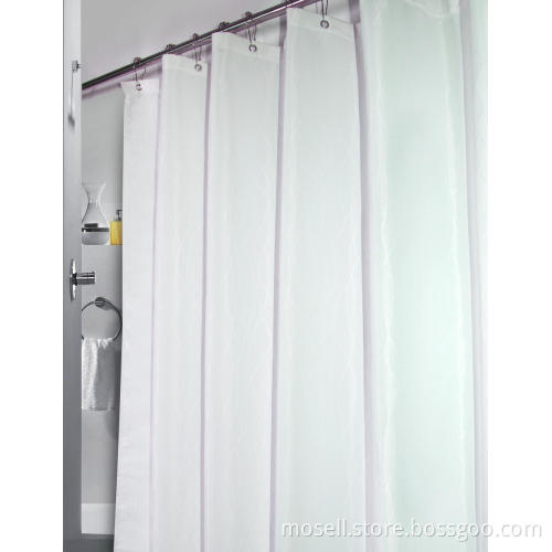 100% Polyester Jacquard Fabric Waterproof Shower Curtain